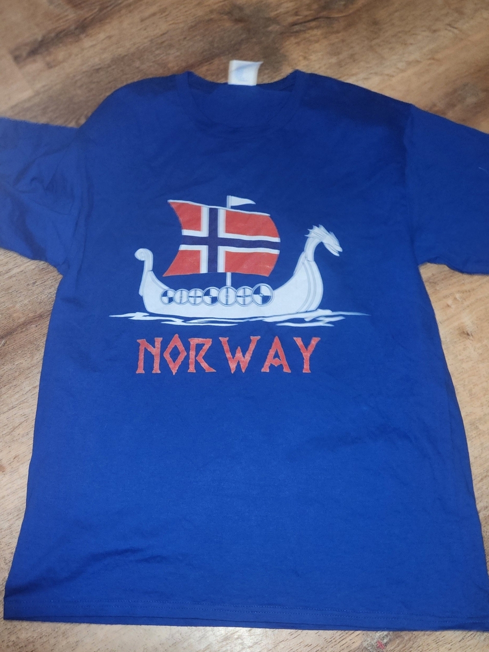 Blue Norway Viking Graphic T-Shirt
